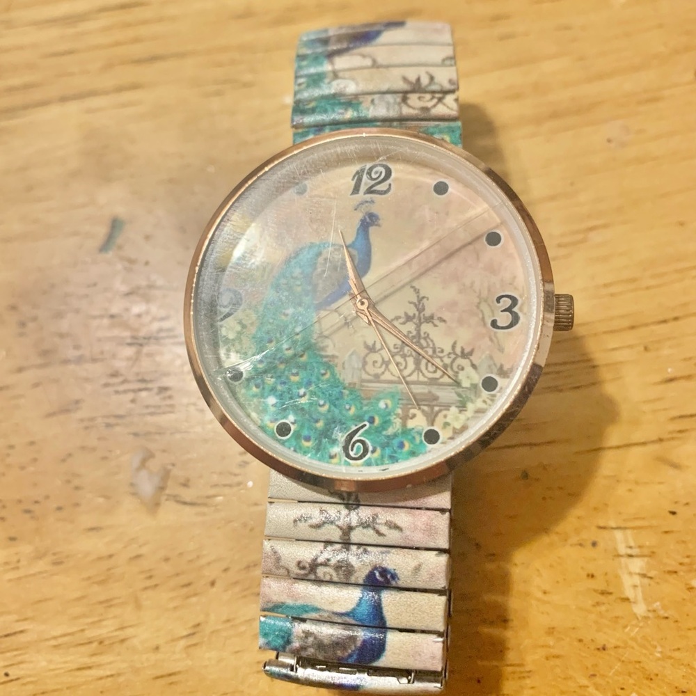 Strada Bird Gold and Silver Watch